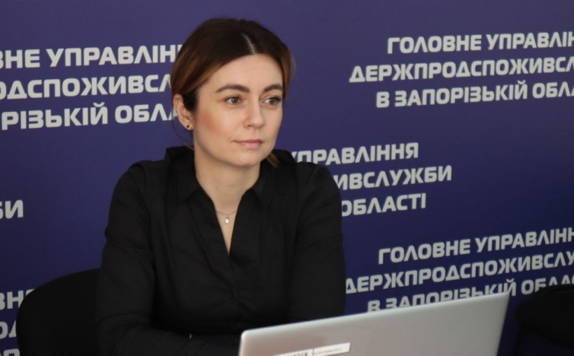 на фото - в.о. першого заступника начальника Головного управління Держпродспоживслужби в Запорізькій області Людмила Данилова