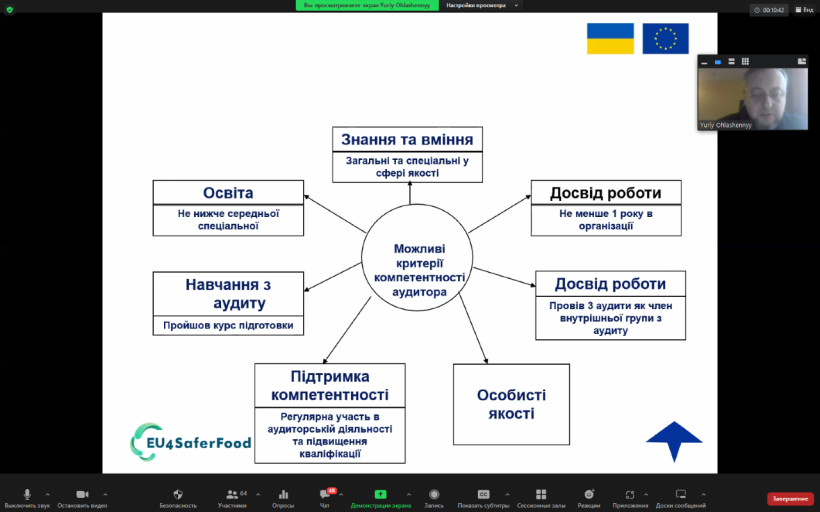 На малюнку зображено сторінку з онлайн-заходу