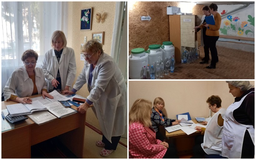 На малюнку зображені учасники нарад щодо харчування в освітніх закладах