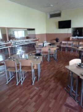 на малюнку - кімната для приймання їжі