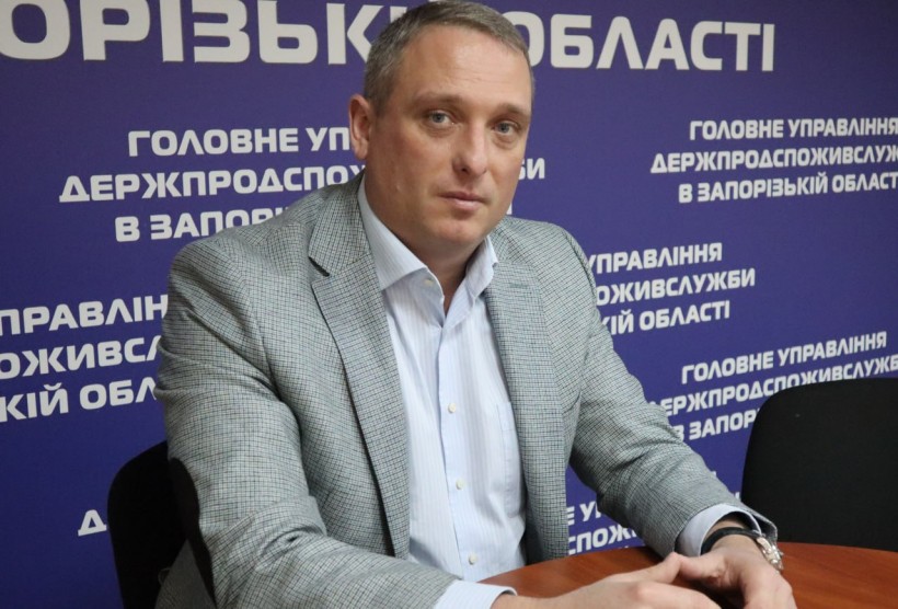 на фото Владислав Катченко, начальник Головного управління

Держпродспоживслужби в Запорізькій област