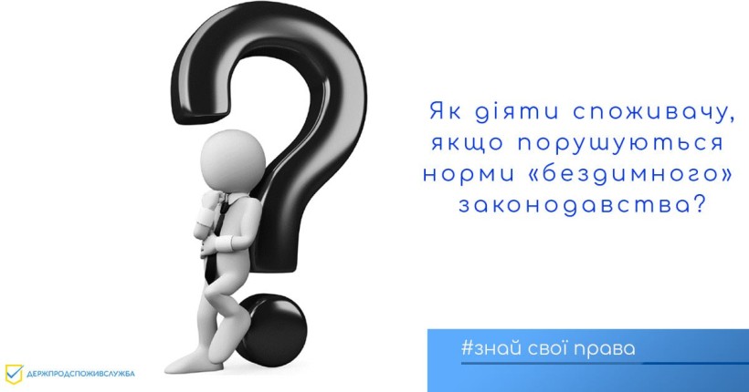 На малюнку зображено знак питання, фігурку людини і текст