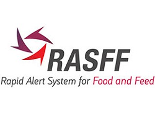 На малюнку зображена емблема RASFF